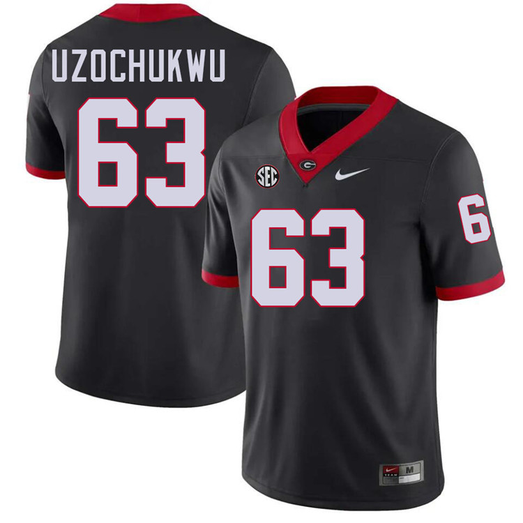 Dennis Uzochukwu Georgia Jersey,University Of Georgia Bulldogs Football Jersey,Uniforms,Gears-Black